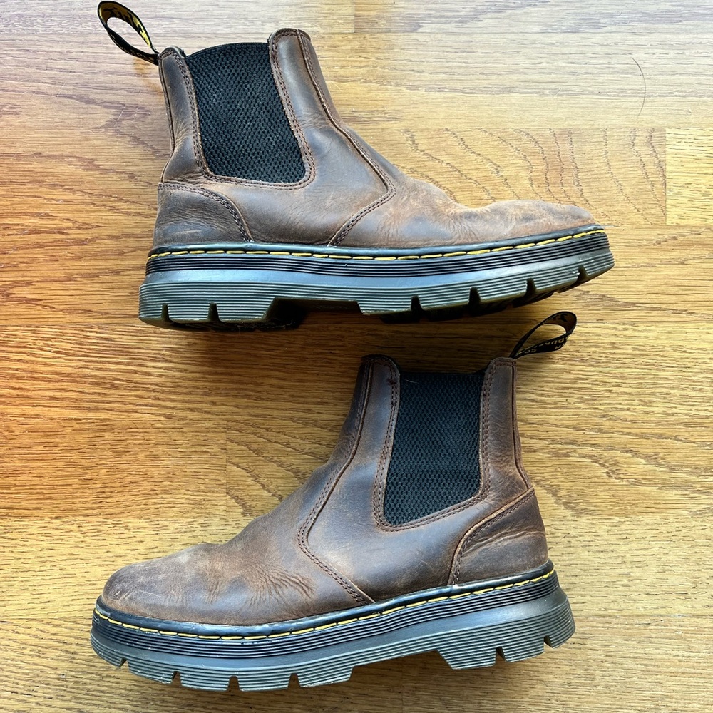 Doc Marten Airwave Boots — Brown, size 39 / US8 women’s